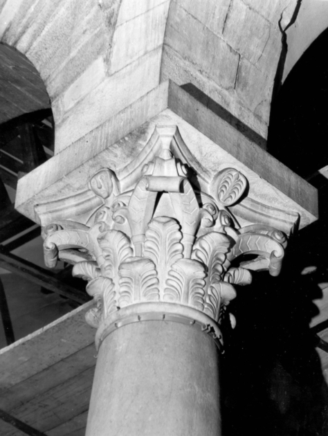 capitello corinzio - bottega italiana (secc. XVI/ XVII)