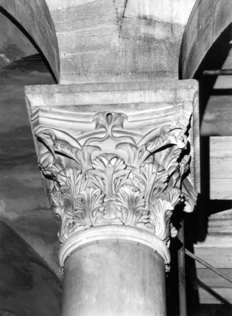 capitello corinzio - bottega italiana (sec. II)