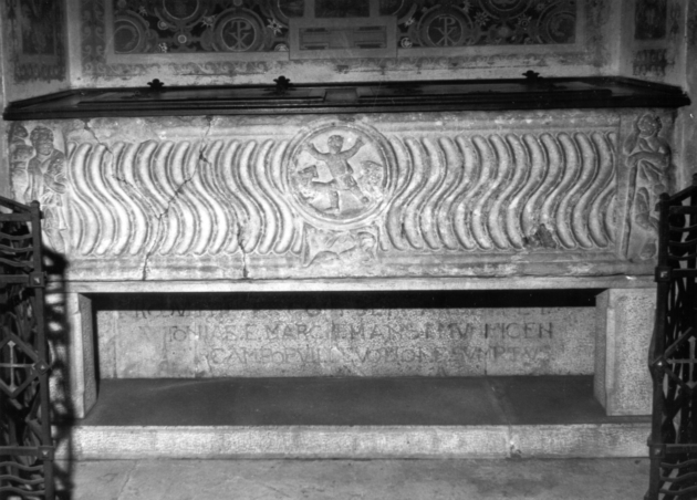 sarcofago - bottega italiana (secc. III/ IV)