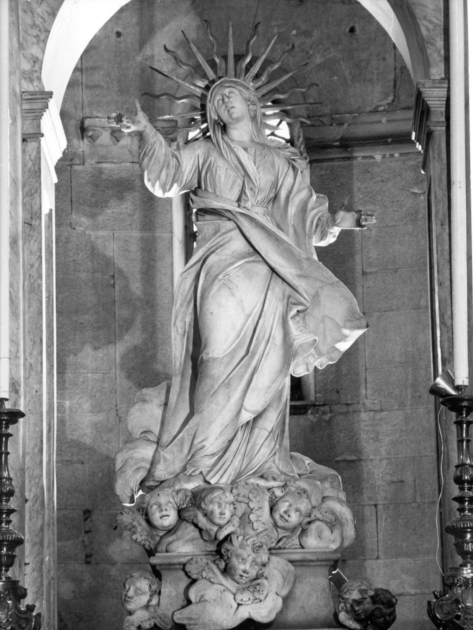 MADONNA ASSUNTA (statua) - bottega italiana (sec. XVIII)
