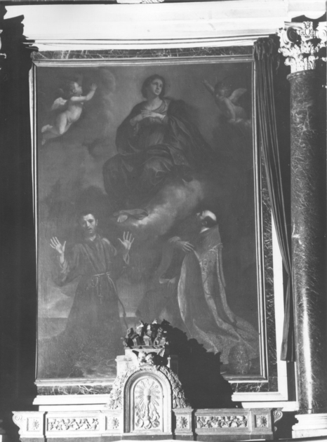 assunzione della Madonna (dipinto) di Barbieri Giovan Francesco detto Guercino (sec. XVII)