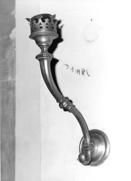 candeliere da parete, serie - bottega lucchese (prima metà sec. XIX)