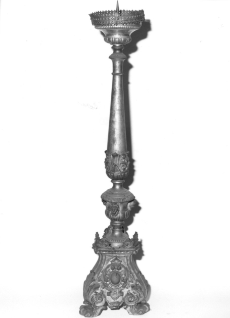 candeliere, serie - bottega toscana (primo quarto sec. XX)