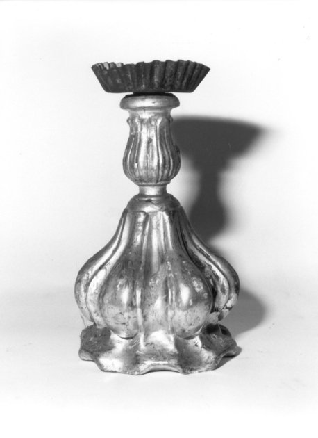 candeliere, serie - bottega lucchese (seconda metà sec. XVIII)