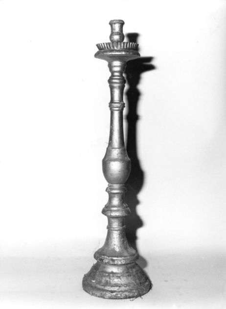 candeliere, serie - bottega lucchese (seconda metà sec. XIX)