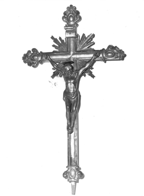 croce processionale - bottega lucchese (seconda metà sec. XVIII)