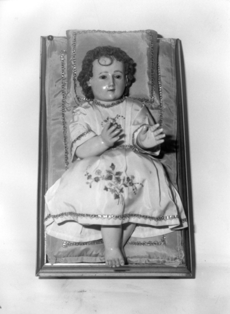 Gesù Bambino (statuetta devozionale) - bottega toscana (metà sec. XIX)