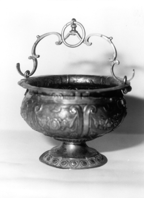 secchiello per l'acqua benedetta - bottega lucchese (seconda metà sec. XVIII)