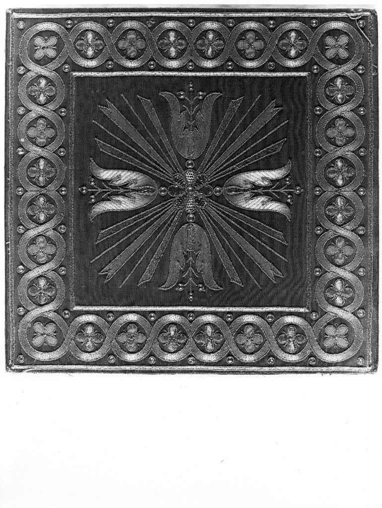 borsa del corporale - manifattura italiana (terzo quarto sec. XIX)