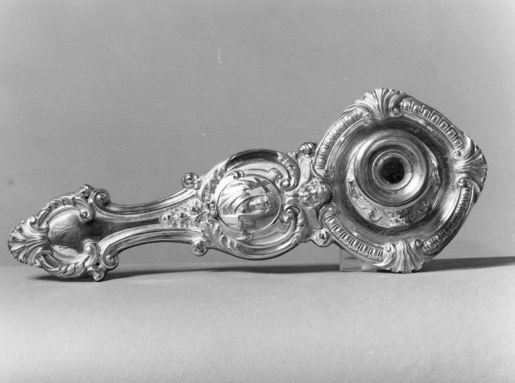 palmatoria, opera isolata - bottega fiorentina (fine sec. XIX)