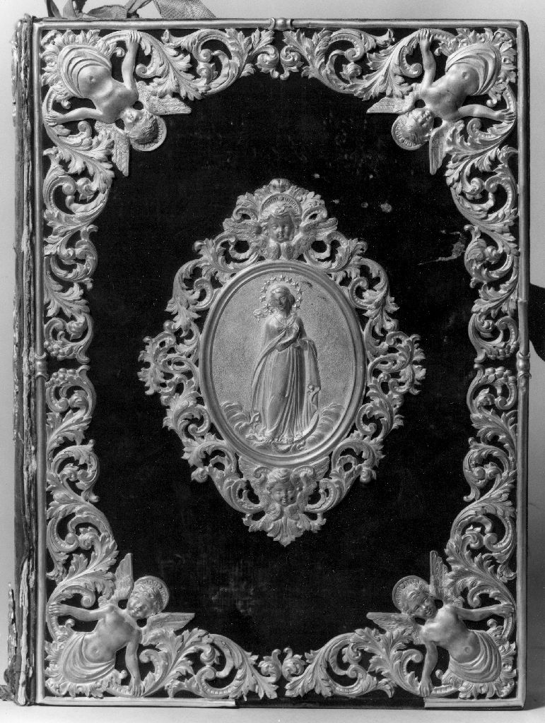 coperta di libro liturgico, opera isolata - bottega toscana (fine sec. XIX)
