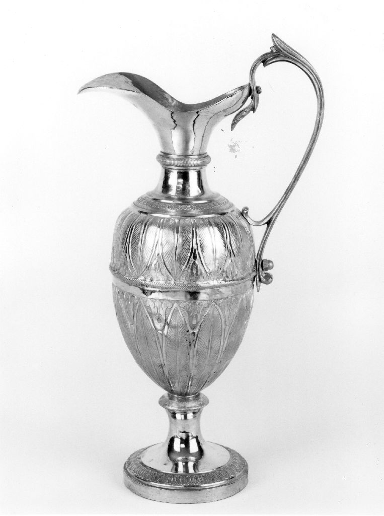 brocca, opera isolata - bottega italiana (metà sec. XIX)