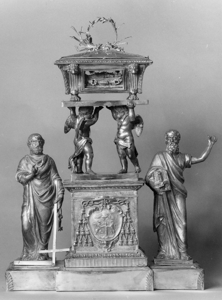 reliquiario, opera isolata di Valadier Giuseppe (bottega) (fine/inizio secc. XVIII/ XIX)