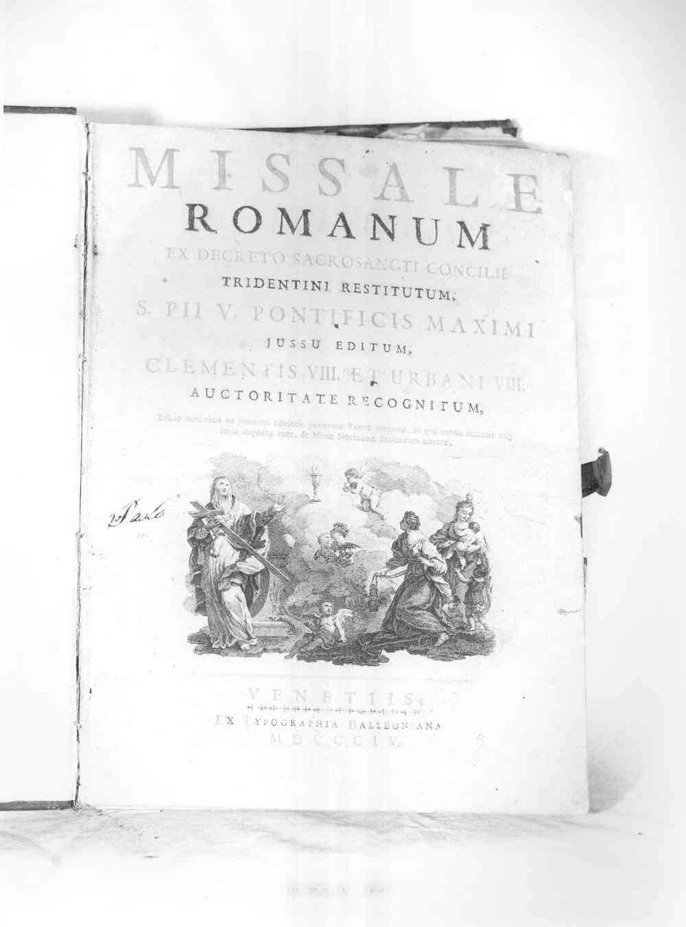 coperta di libro liturgico - ambito veneziano (sec. XIX)