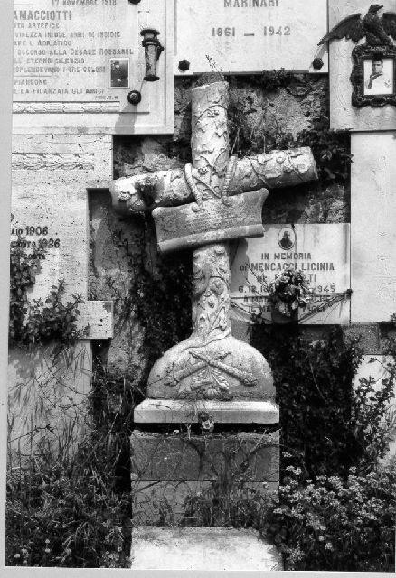 monumento funebre - ambito toscano (seconda metà sec. XIX)