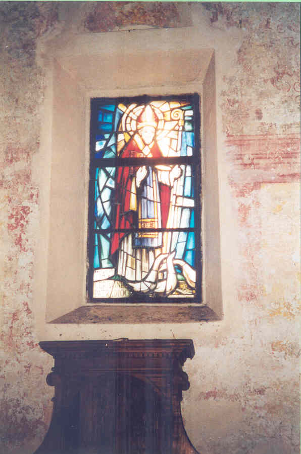 SAN CERBONE (vetrata, elemento d'insieme) - ambito toscano (sec. XIX)