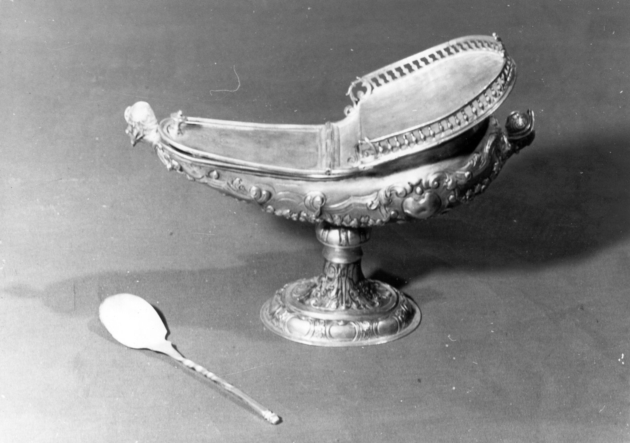 navicella portaincenso - a galeone di Mugnani Domenico Antonio (sec. XVIII)