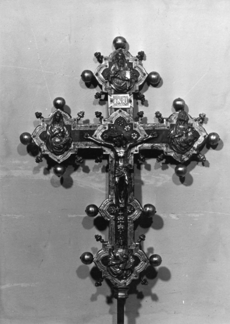 croce processionale di Marti Francesco (maniera) (terzo quarto sec. XVI)