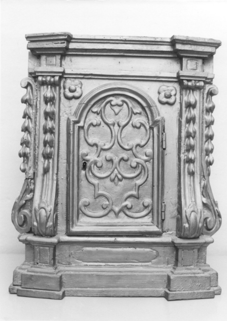 tabernacolo - a frontale architettonico - ambito versiliese (secc. XVIII/ XIX)