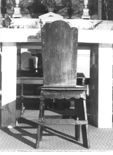 sedia, serie - ambito versiliese (sec. XVIII)