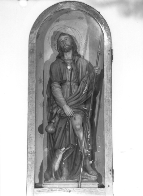 SAN ROCCO (statua) di Santifeller Luigi (sec. XX)