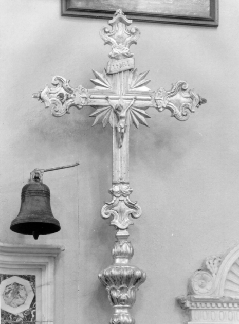 croce processionale - ambito lucchese (fine/inizio secc. XVIII/ XIX)