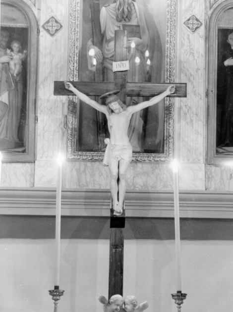 crocifisso di Santini Luigi (primo quarto sec. XX)
