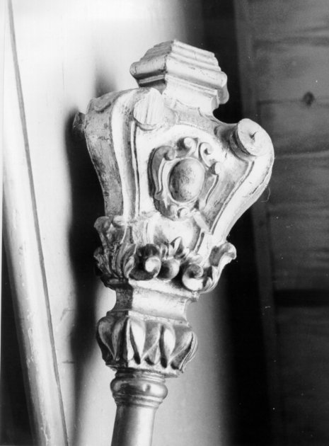 asta di croce processionale - ambito lucchese (metà sec. XIX)