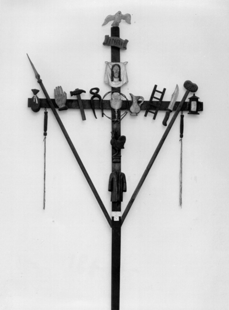 croce penitenziale - ambito lucchese (prima metà sec. XIX)