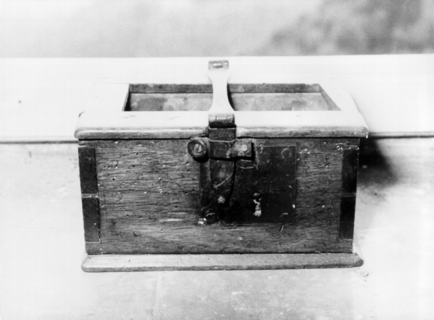 cassetta per elemosine - ambito lucchese (sec. XIX)