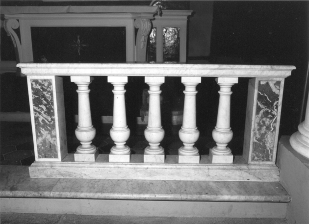 balaustrata - ambito apuoversiliese (fine/inizio secc. XIX/ XX)