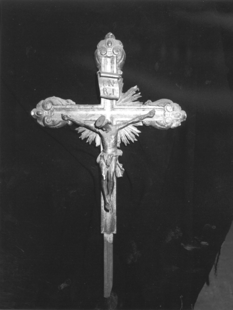 croce processionale - ambito versiliese (fine/inizio secc. XIX/ XX)