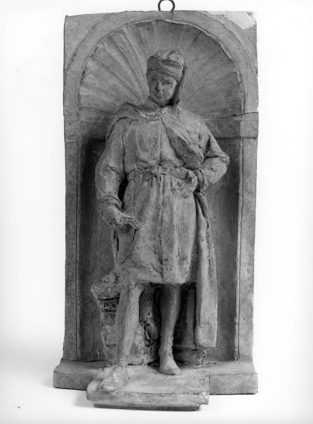 figura maschile (scultura) di Lucchesi Urbano (ultimo quarto sec. XIX)