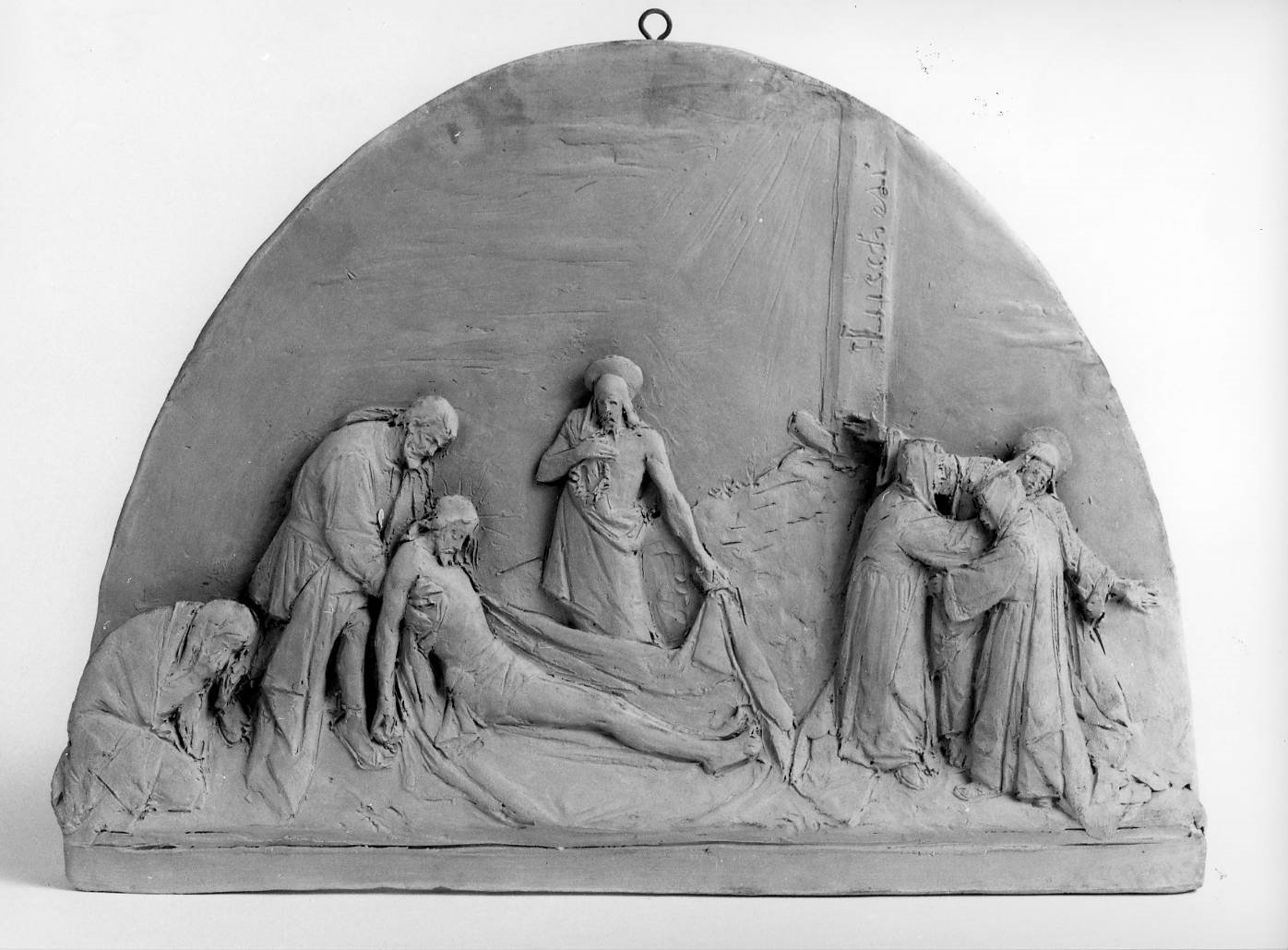 deposizione di Cristo dalla croce (scultura) di Lucchesi Urbano (ultimo quarto sec. XIX)