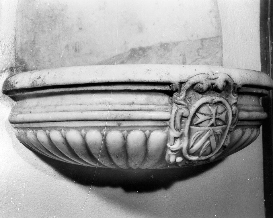 acquasantiera da parete - ambito italiano (secc. XVIII/ XIX)