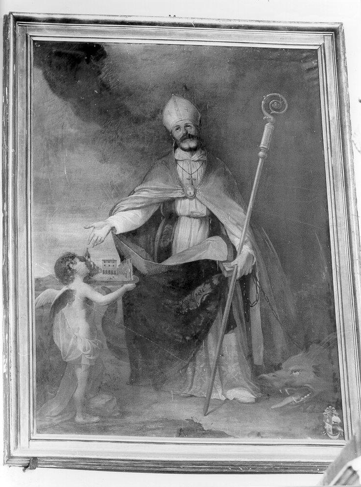 San Verano ed angelo (dipinto) di Sorbi A (sec. XIX)