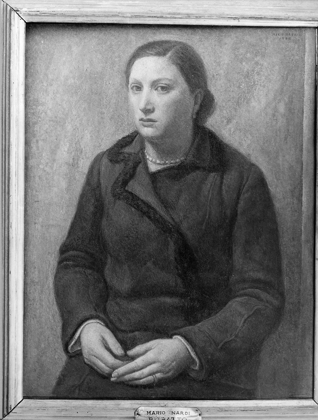 ritratto (dipinto) di Nardi Mario (prima metà sec. XX)