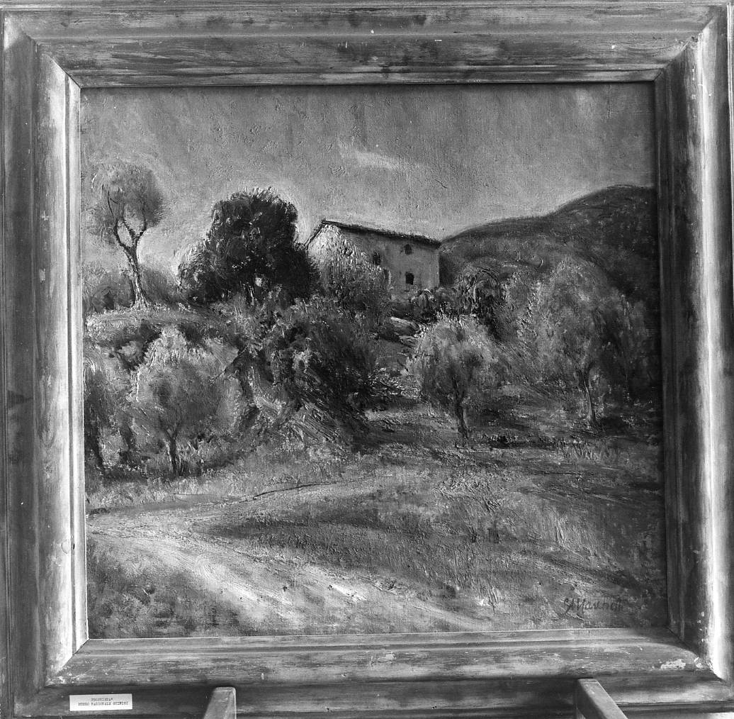 paesaggio (dipinto) di Marchetti Giulio (prima metà sec. XX)