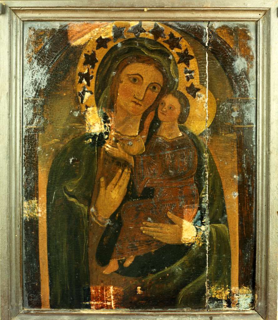 Madonna in trono con Bambino (dipinto) - ambito lucchese (sec. XIII)