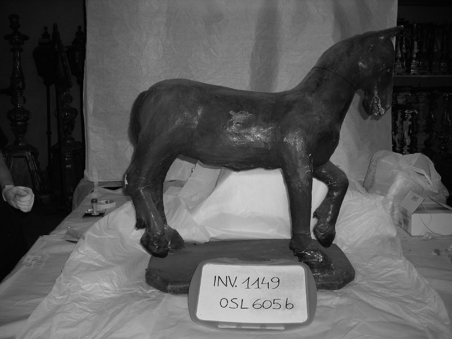 statuetta - ambito lucchese (secc. XVIII/ XIX)