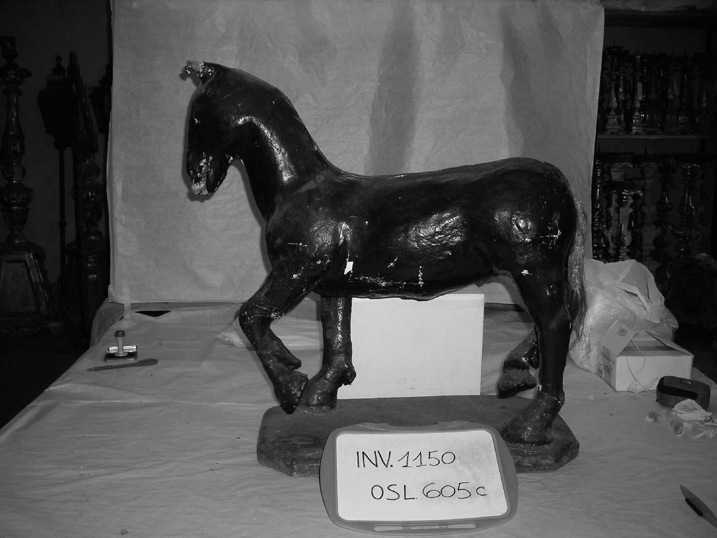 statuetta - ambito lucchese (secc. XVIII/ XIX)