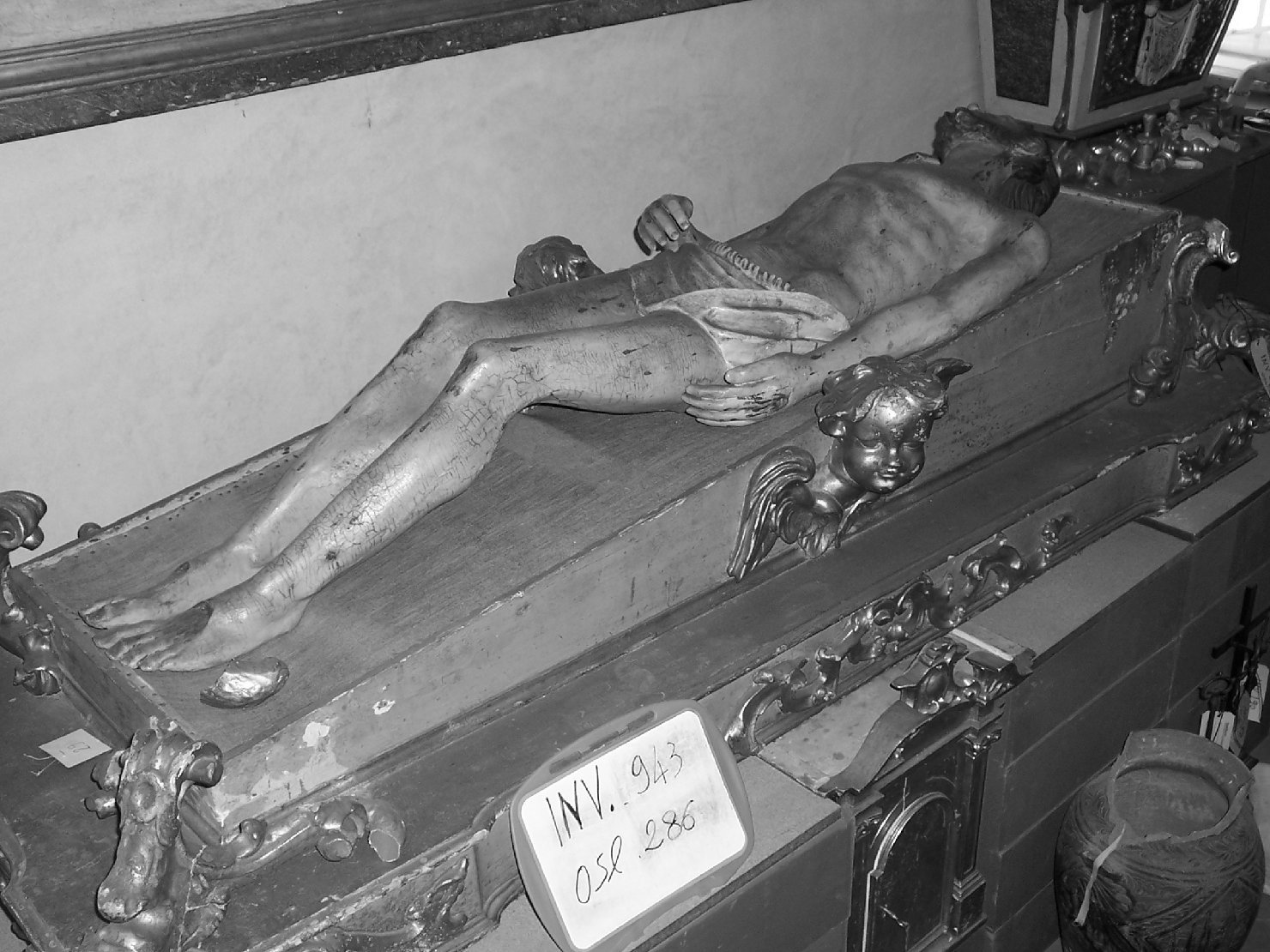 Cristo morto (statua) - ambito toscano (secc. XVIII/ XIX)
