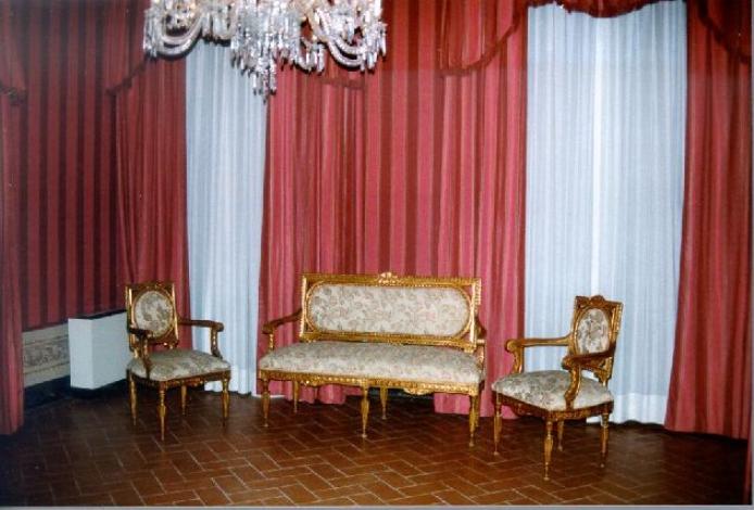 poltroncina, serie - bottega toscana (prima metà sec. XIX)