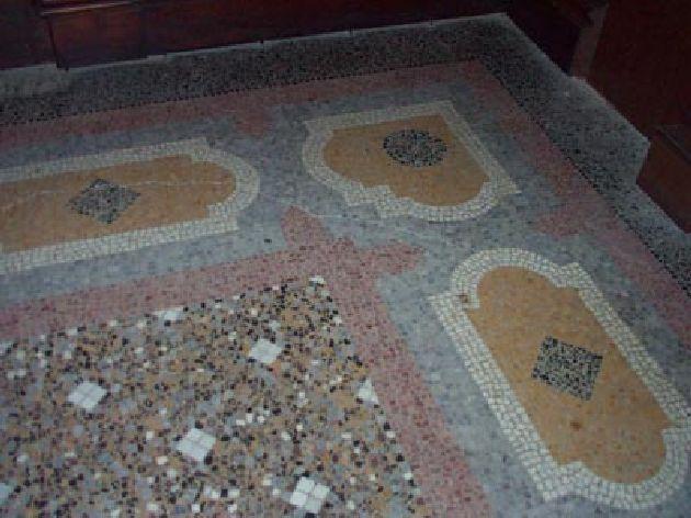 motivi decorativi geometrici (pavimento) - bottega livornese (sec. XIX)