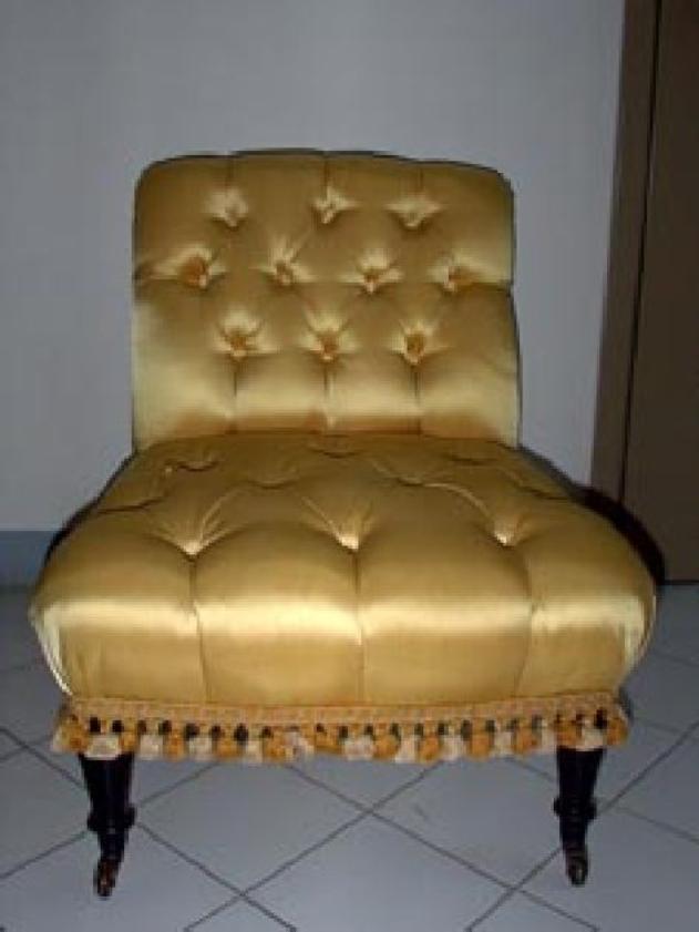 poltrona, serie - bottega italiana (ultimo quarto sec. XIX)