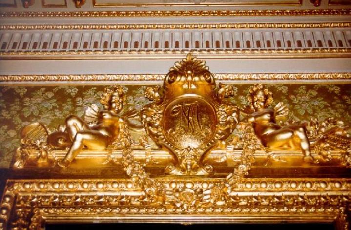 specchiera fondosala, serie - bottega livornese (sec. XIX)