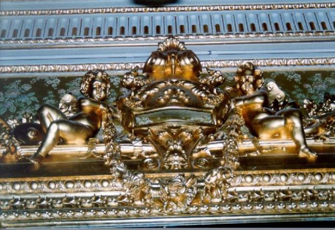 specchiera fondosala - bottega livornese (sec. XIX)