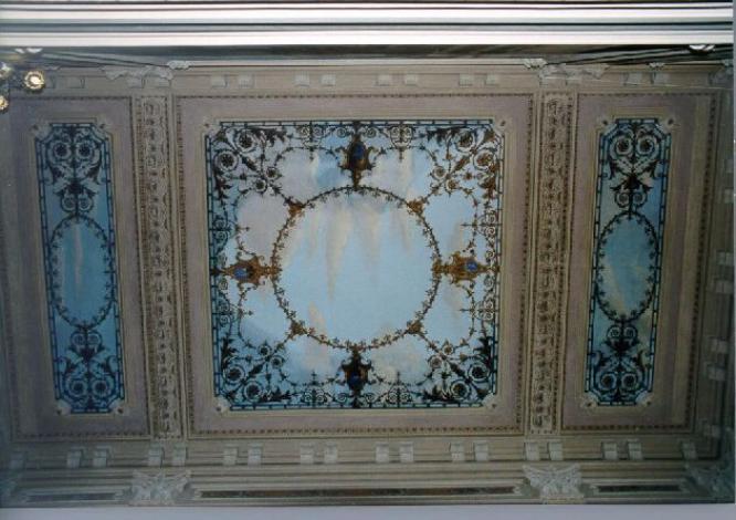 motivi decorativi (decorazione pittorica, complesso decorativo) di Della Valle Pietro (attribuito), Della Valle Giuseppe (attribuito) (sec. XIX)