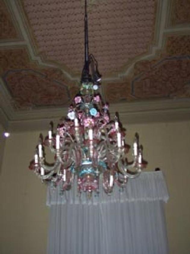 lampadario - a bracci - bottega muranese (sec. XIX)