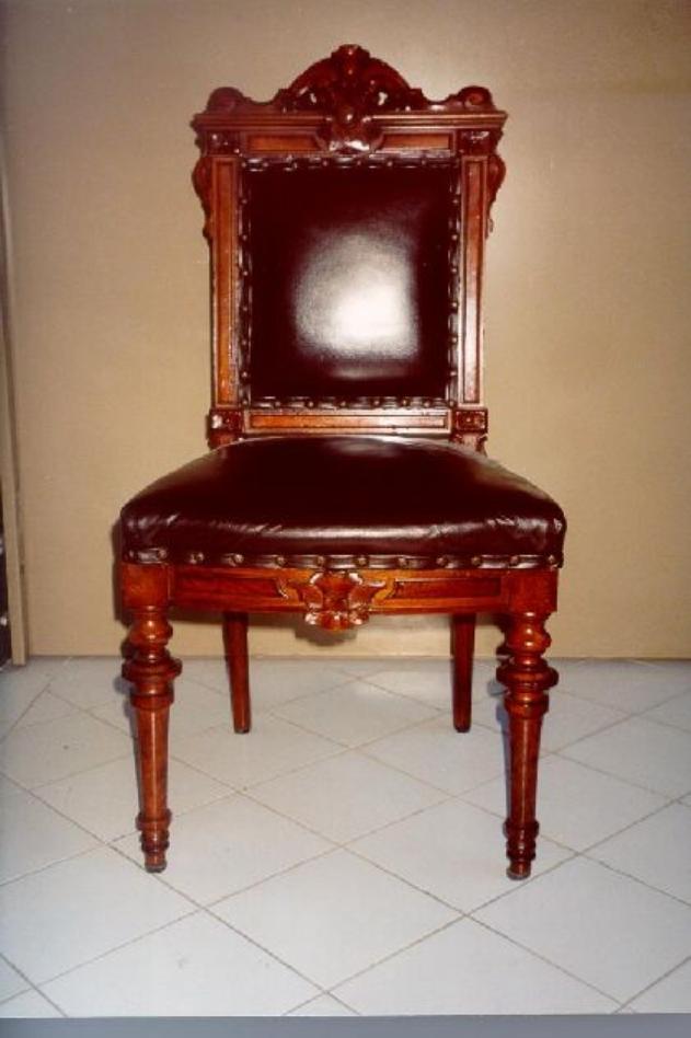 sedia - bottega toscana (ultimo quarto sec. XIX)